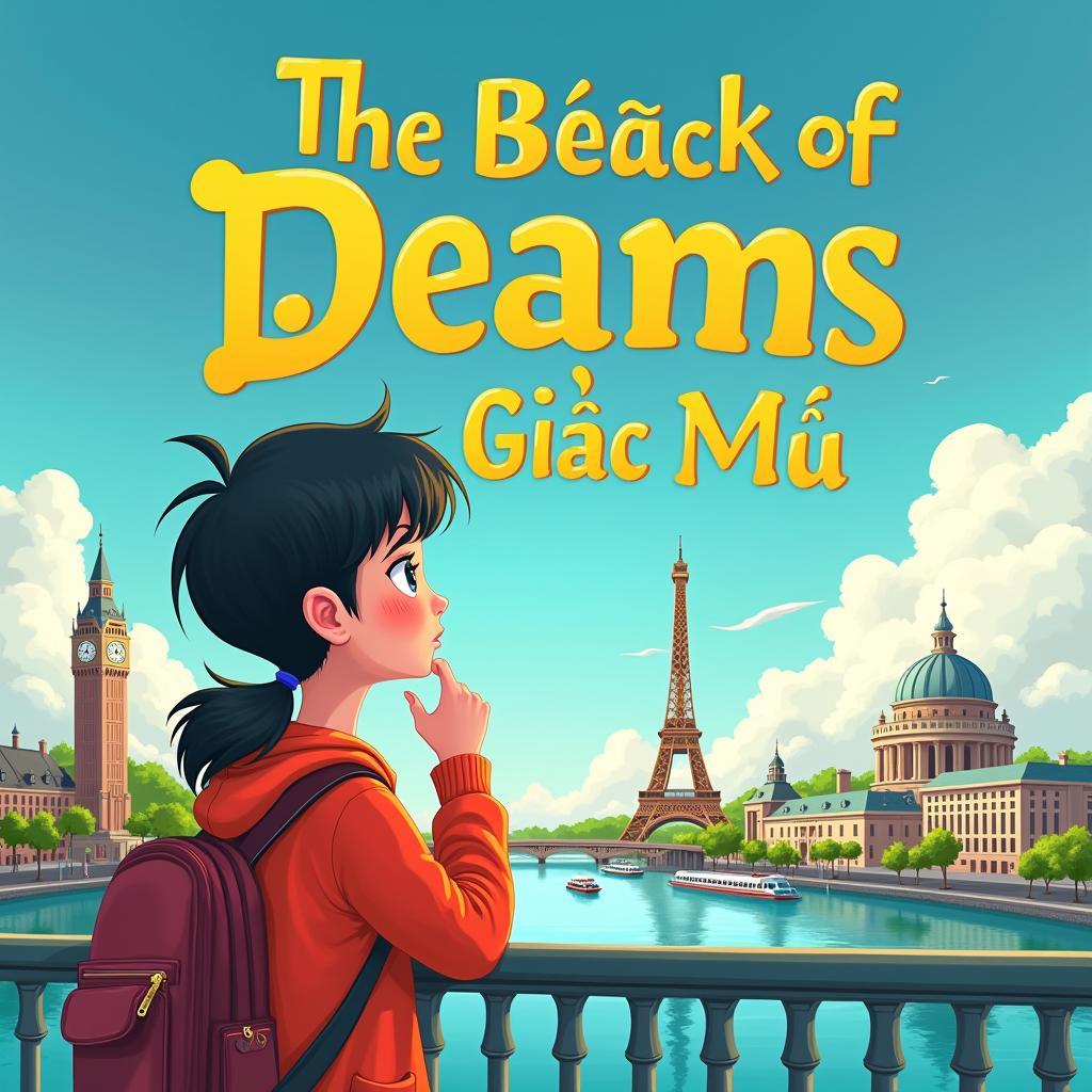 Hình ảnh bìa sách Đường Đua Của Những Giấc Mơ của tác giả Dương Thụy, thể hiện khát vọng tuổi trẻ.