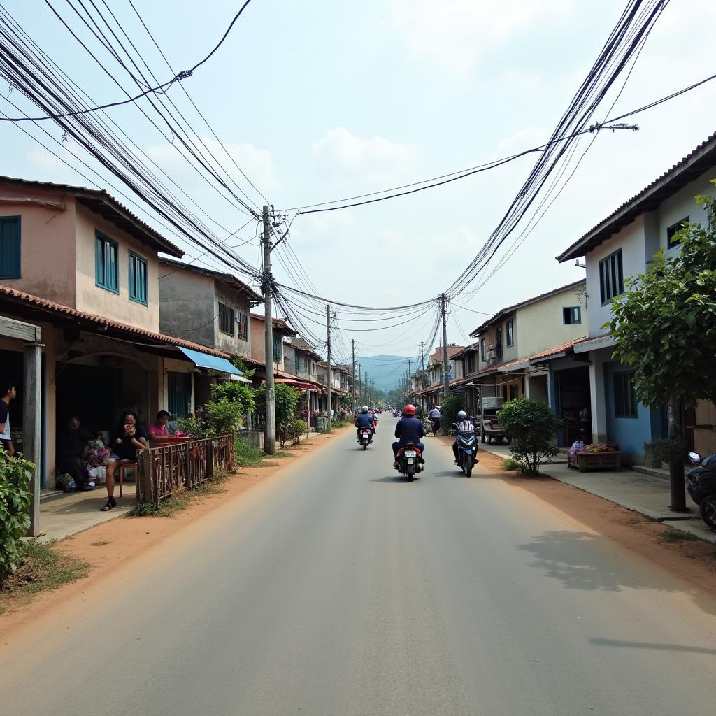 Cuoc song sinh hoat va ha tang khu dan cu tai Phuong Duy Tien Ha Nam