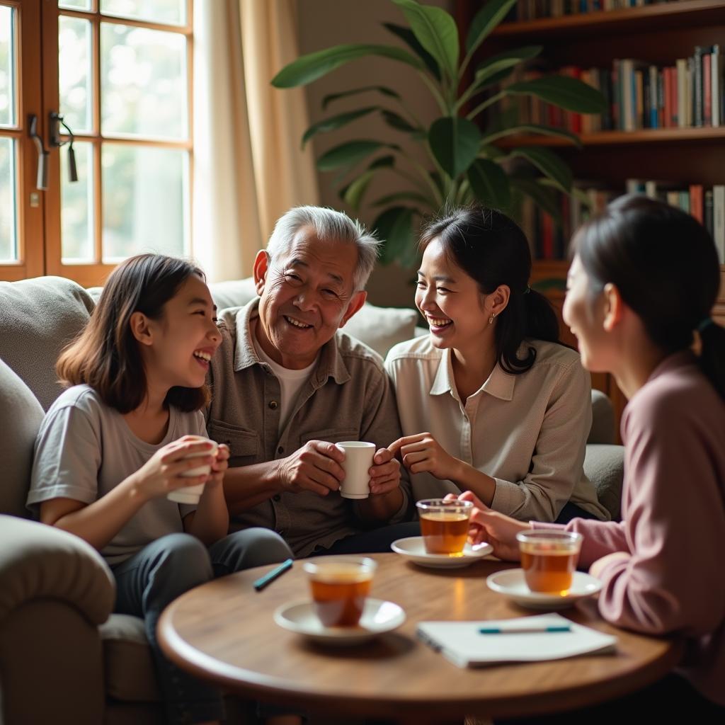 Cách xây dựng tình bạn trong gia đình qua việc trò chuyện và lắng nghe thấu cảm giữa các thế hệ