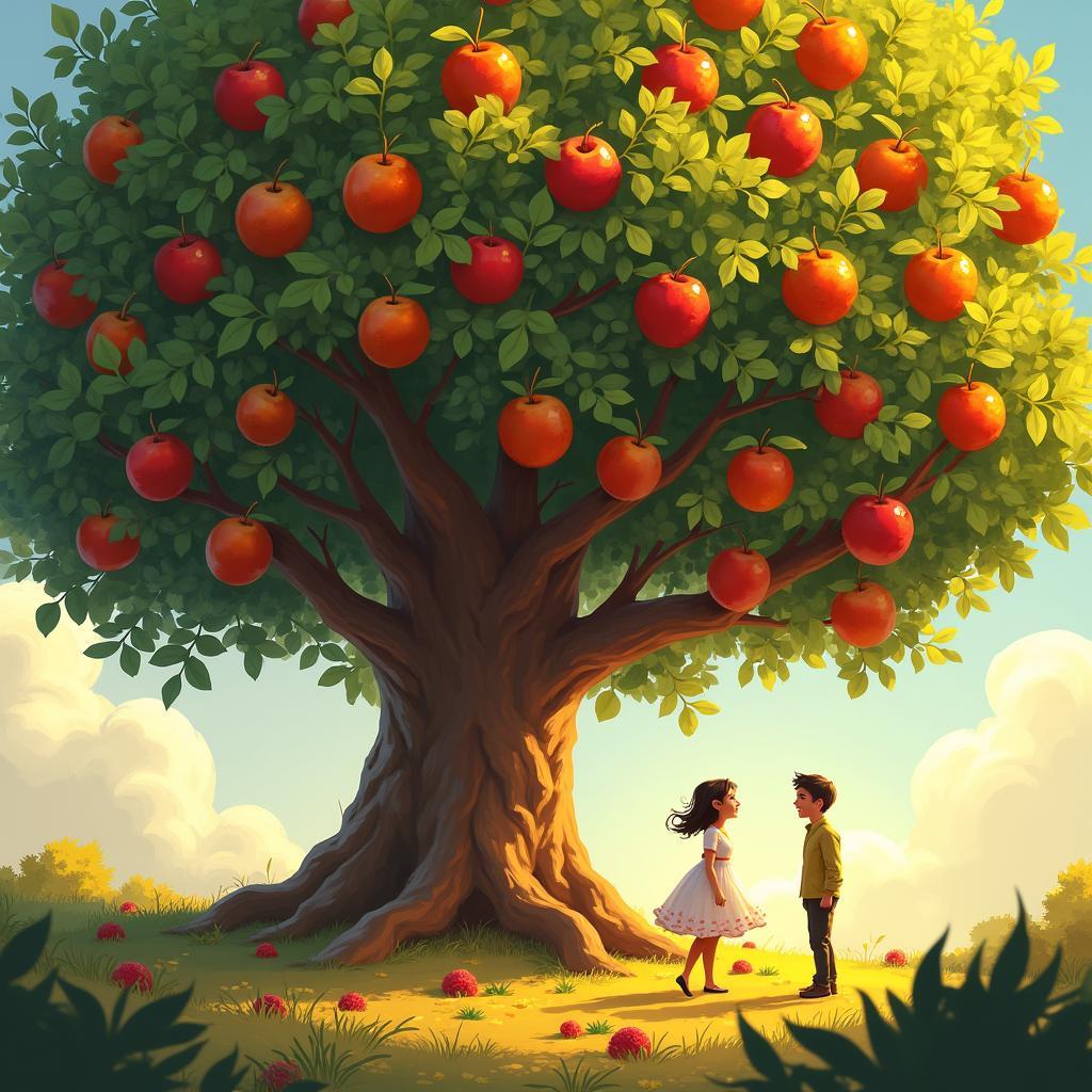 Giải mã giấc mơ thấy mình đang vui vẻ nói chuyện với cây ăn quả trĩu nặng trái ngọt