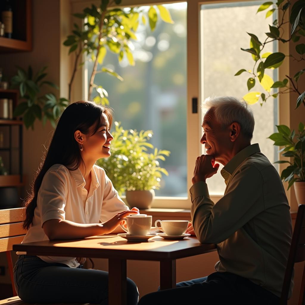 Tư vấn cuộc sống bạn nhiều tuổi qua những cuộc trò chuyện chân thành và ấm áp bên tách trà