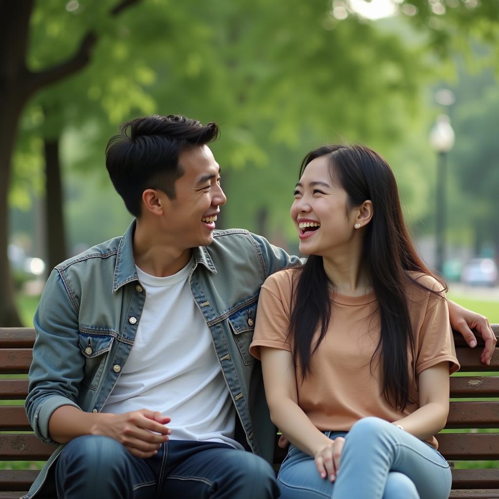 Hình ảnh hai người bạn thân cùng nhau trưởng thành, một dấu hiệu tình bạn bền vững không thể thiếu.