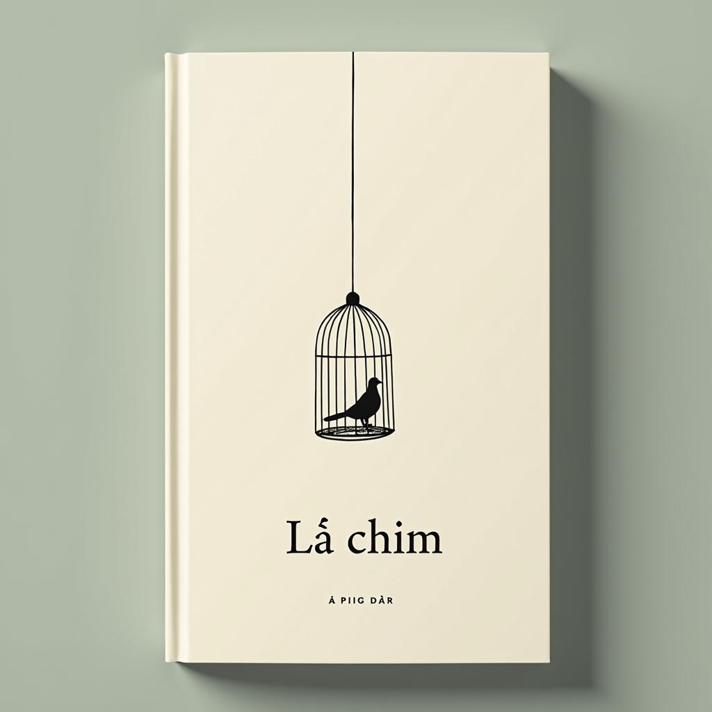 Hình ảnh bìa sách Lộ Chim của tác giả Chim Sẻ với biểu tượng con chim trong lồng