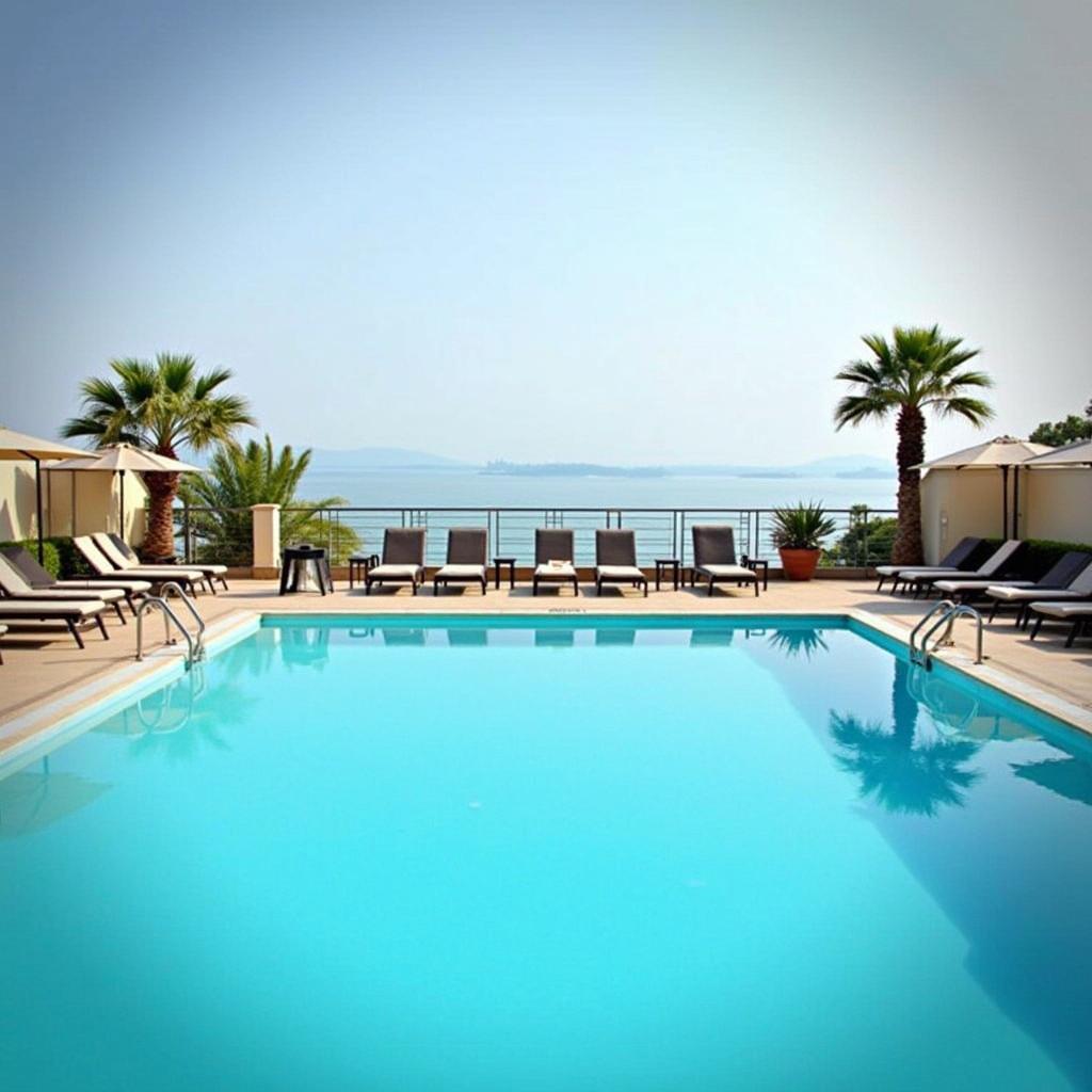 Hồ bơi thư giãn với tầm nhìn đẹp tại Grand Sea View Hotel & Spa Đà Nẵng