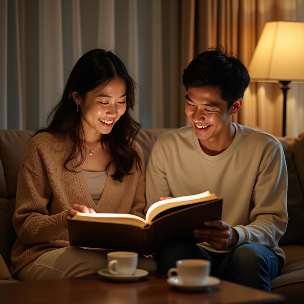 Khoảnh khắc ấm cúng và ý nghĩa khi hẹn gặp bạn quốc tế về VN, cùng nhau chia sẻ kỷ niệm cũ bên ly trà.