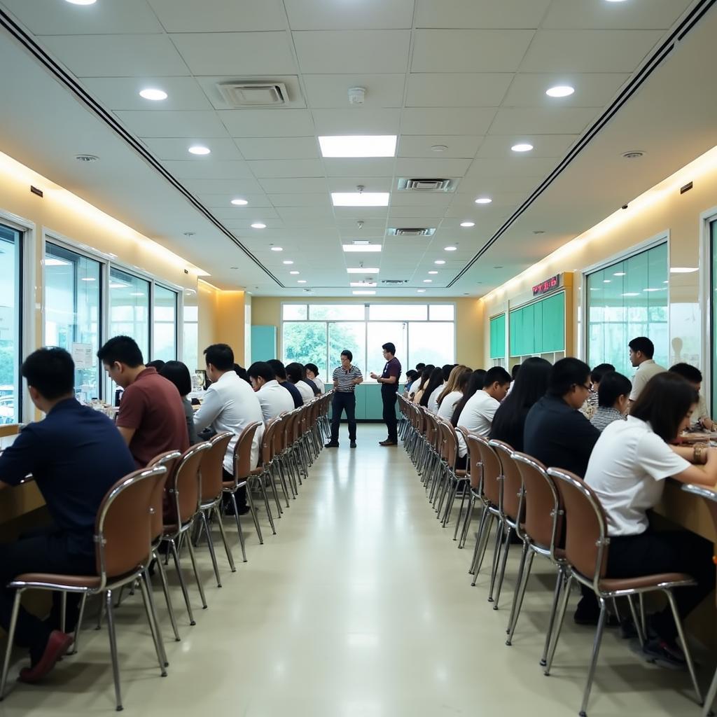 Không gian giao dịch bên trong Agribank Đông Sài Gòn, TP. Thủ Đức, sạch sẽ, có hàng ghế chờ cho khách hàng