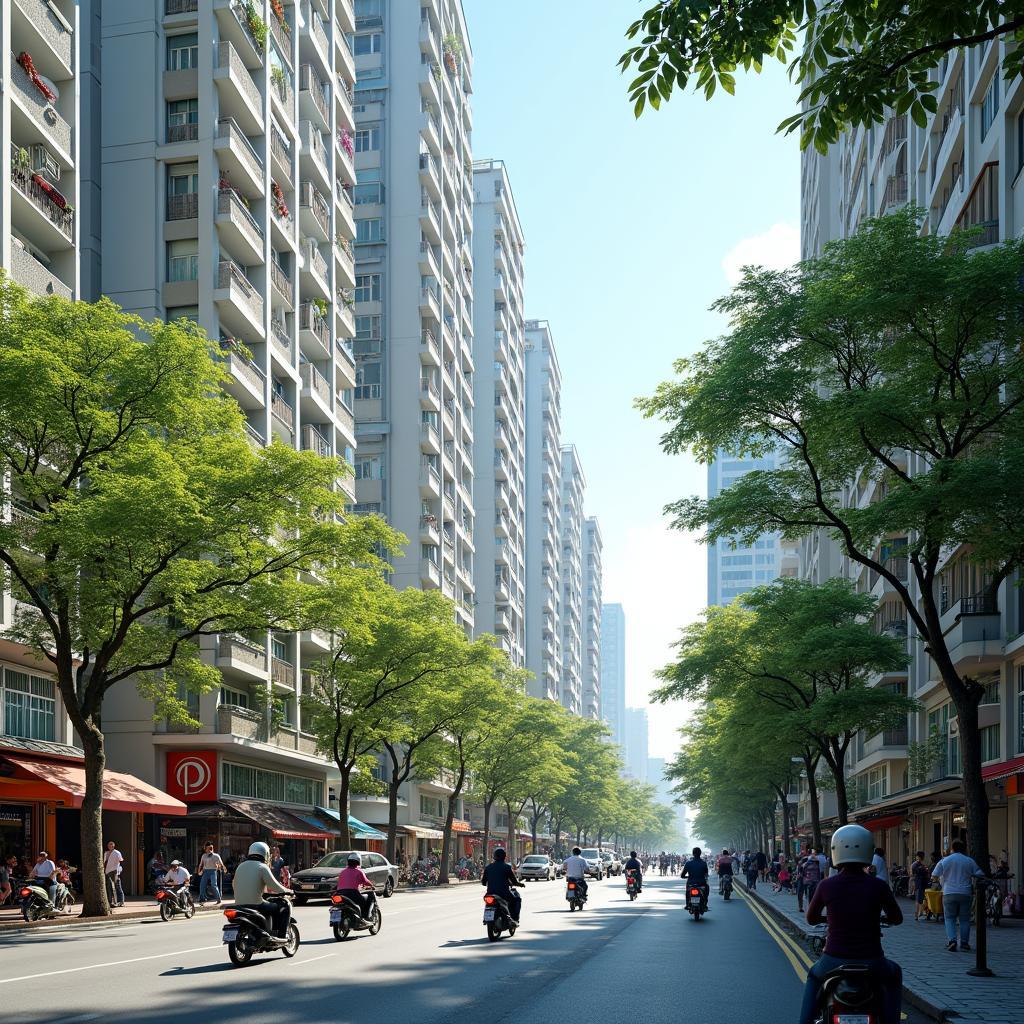 Khám phá không gian đô thị sôi động và nhộn nhịp tại Phường Tân Thành, quận Tân Phú, TP.HCM với nhiều tiện ích hiện đại.