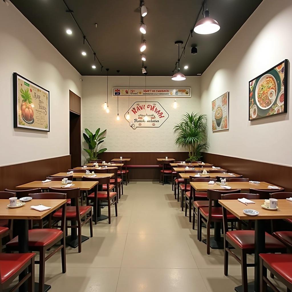 Không gian bên trong Quán Phở Bò Gia Truyền Nam Định ở Pleiku