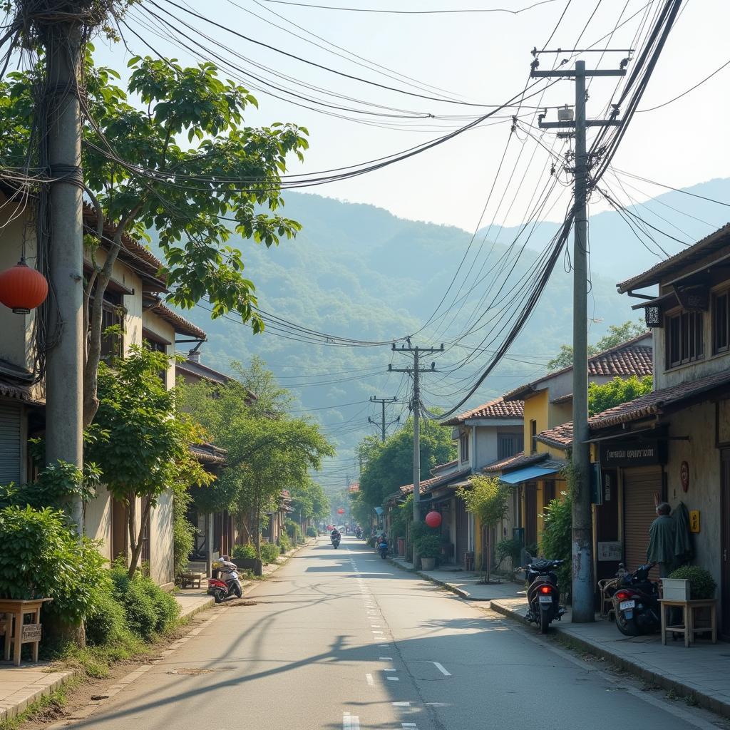 Khung cảnh và không gian sống tại Phường Nghĩa Lộ, Tỉnh Lào Cai