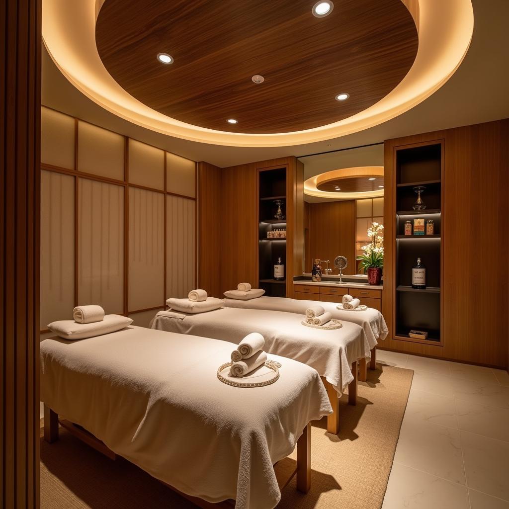 Không gian bên trong sang trọng và ấm cúng tại Massage Geisha 20 Lưu Quang Vũ, Cầu Giấy, Hà Nội