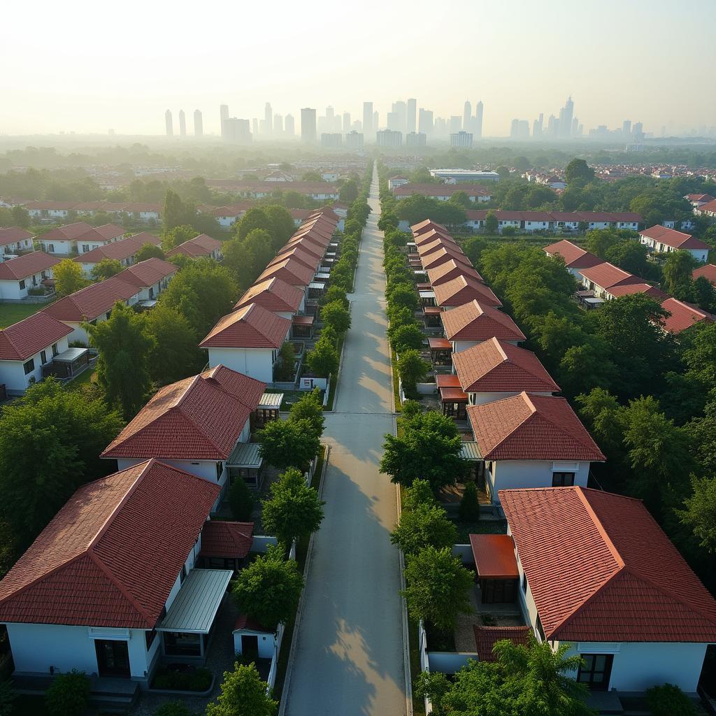 Toàn cảnh không gian sống yên bình và trong lành tại Phường Vĩnh Phúc, thành phố Việt Trì, tỉnh Phú Thọ
