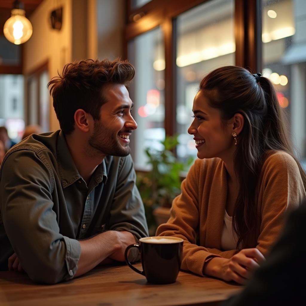 Hai người bạn đang thực hành kỹ năng lắng nghe chủ động và giao tiếp hiệu quả để xây dựng tình bạn.