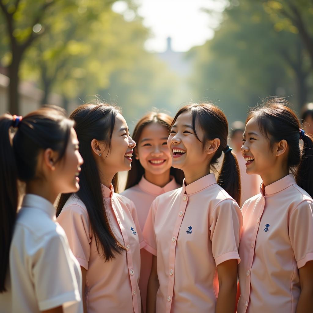 Những kỷ niệm đẹp về tình bạn học trò trong sáng dưới mái trường xưa, ghi lại khoảnh khắc đáng nhớ của tuổi thanh xuân
