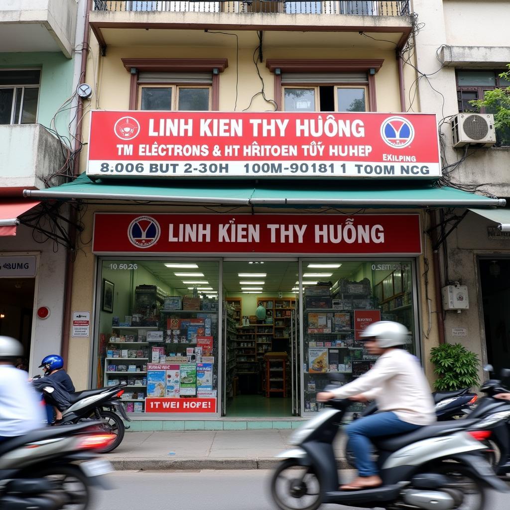Hình ảnh mặt tiền cửa hàng Linh Kiện Thy Hương 246A Nguyễn Thái Bình, Tân Bình.