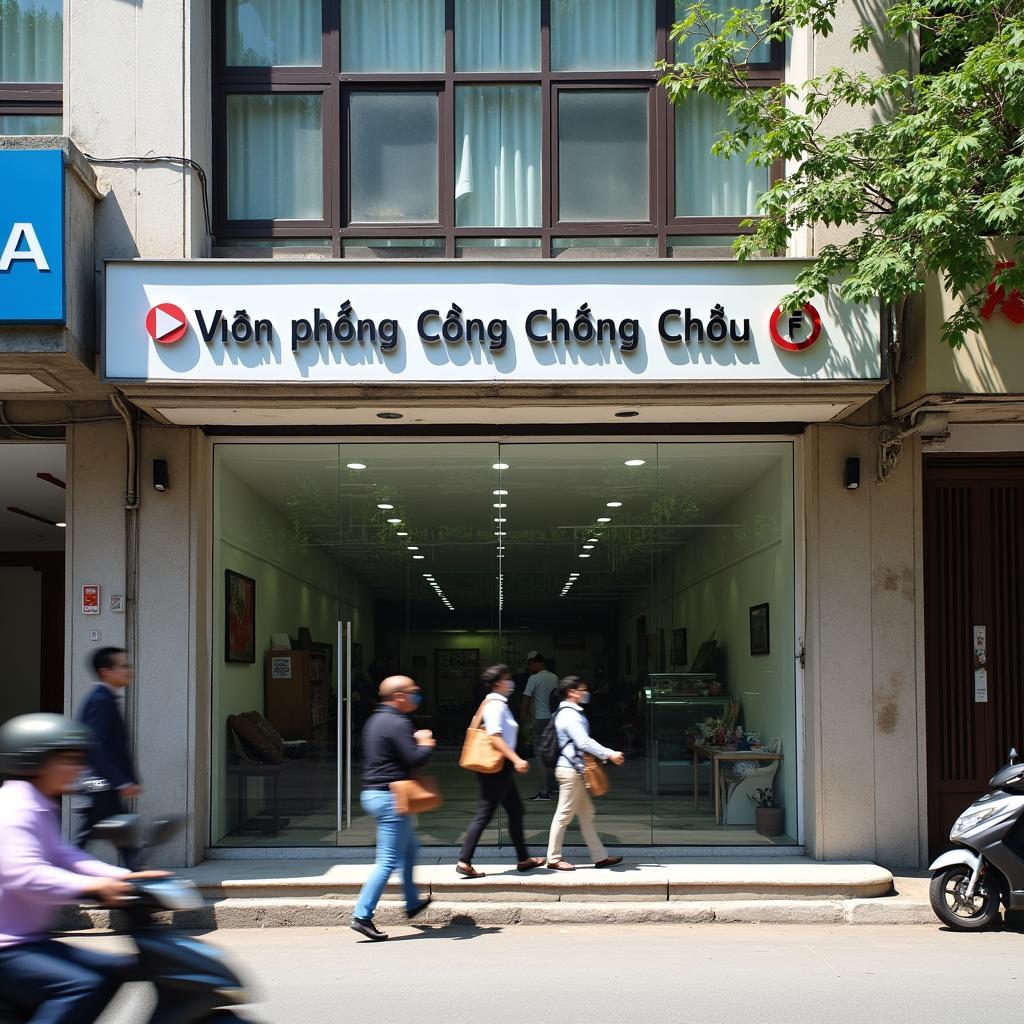Mặt tiền Văn phòng Công chứng Châu Á tại 44 Võ Văn Tần, quận 3, là địa chỉ cung cấp dịch vụ công chứng uy tín.