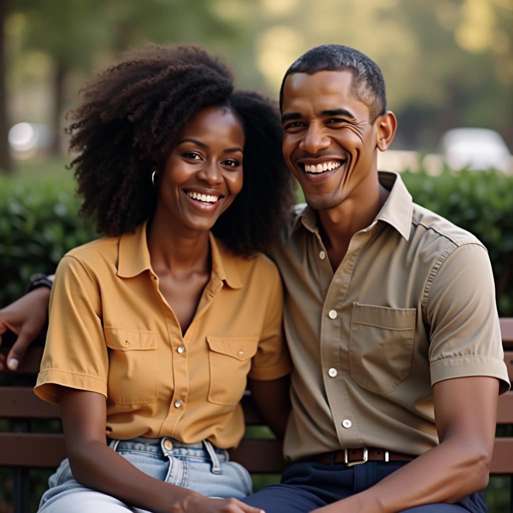 Hình ảnh Michelle và Barack Obama thời trẻ, minh chứng cho tình yêu và sự nghiệp đầy tham vọng