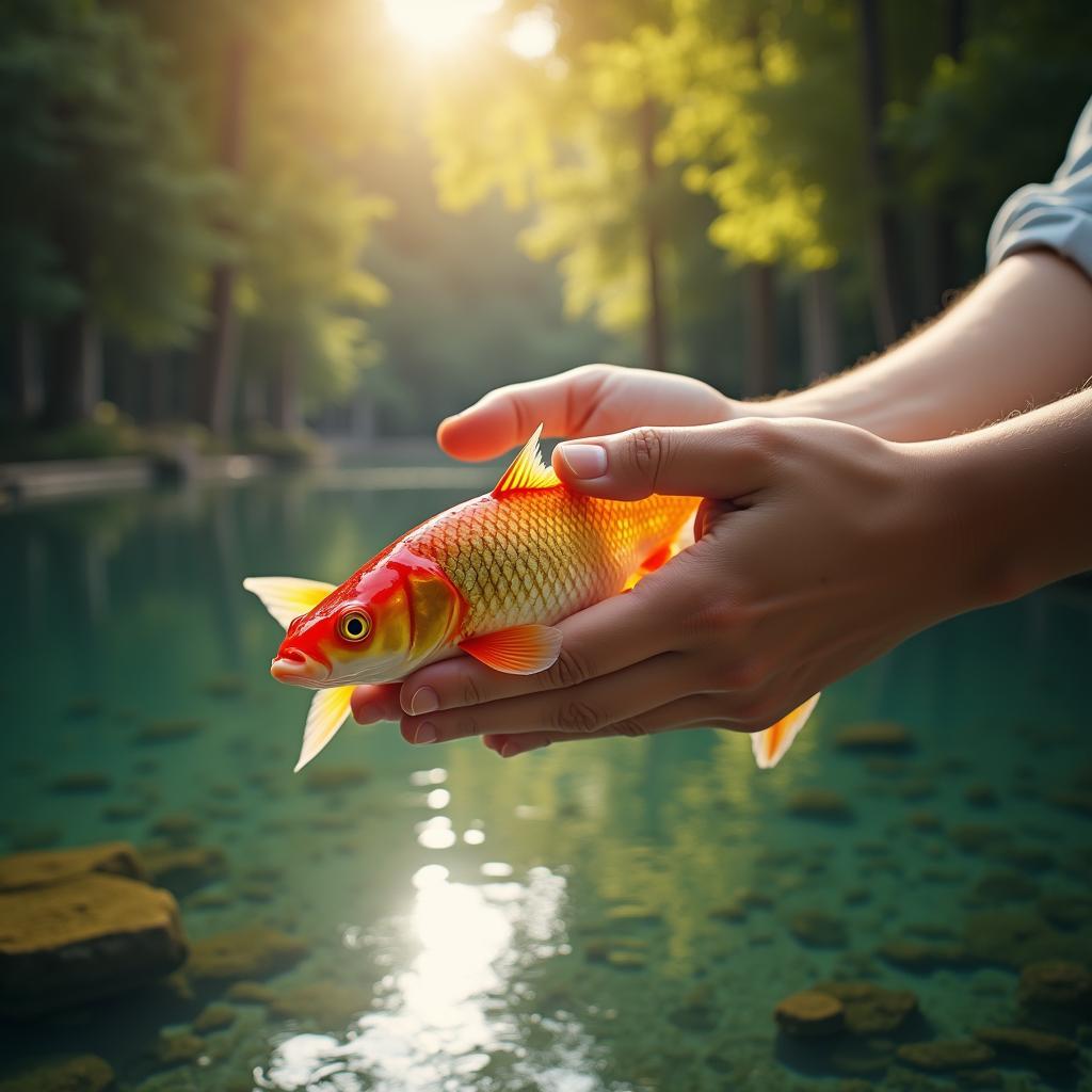 Giải mã chi tiết ý nghĩa giấc mơ thấy bắt cá và những điềm báo về tài lộc