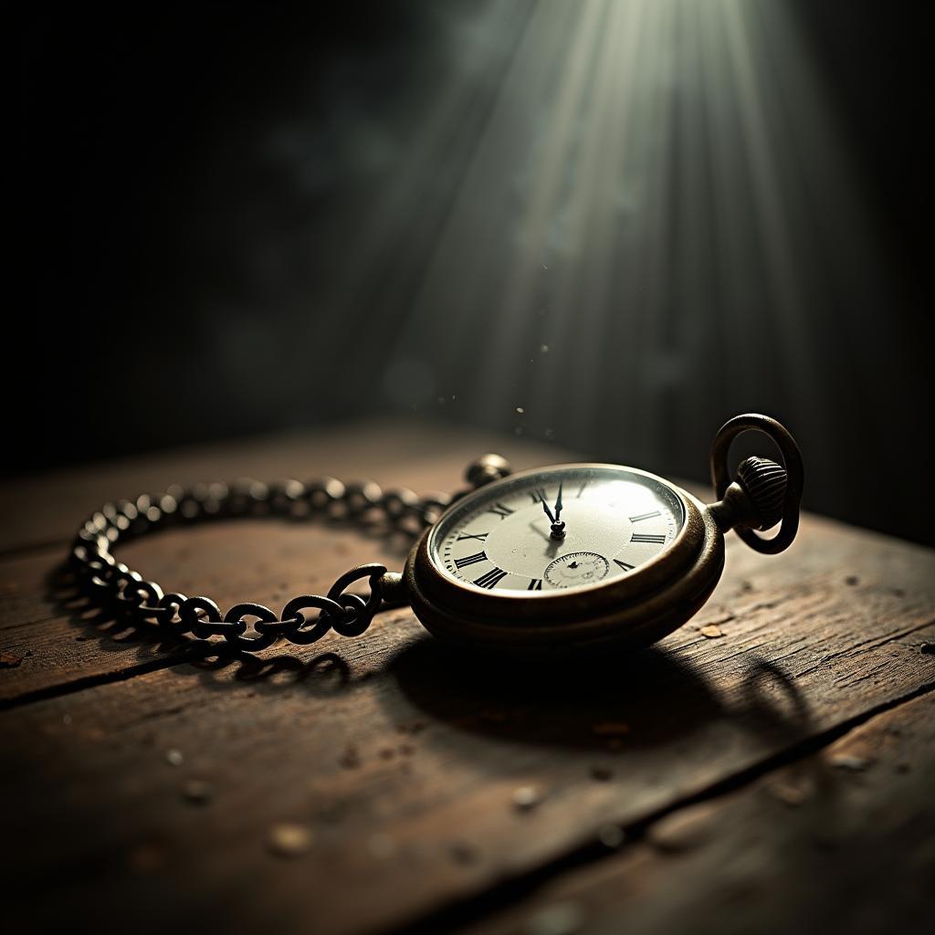 Giải mã giấc mơ thấy đồng hồ cổ điển ngừng chạy trên bàn gỗ cũ kỹ