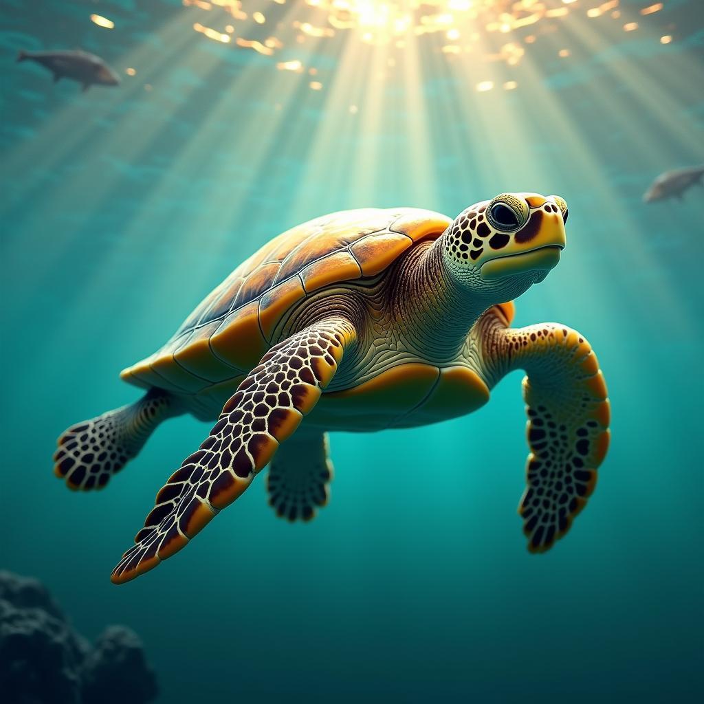 Giải mã giấc mơ thấy rùa vàng bơi dưới nước mang lại điềm báo may mắn tài lộc