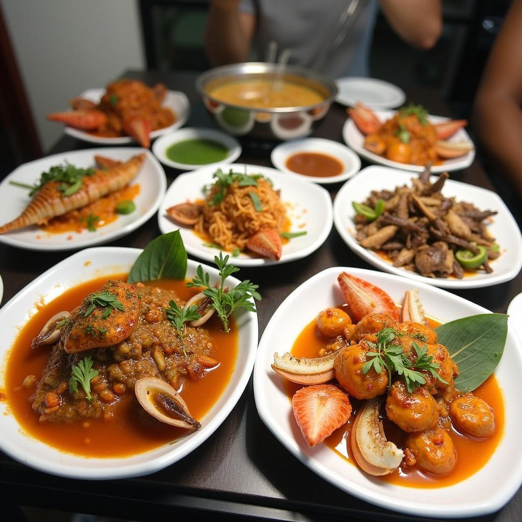 Tuyển chọn các món nhậu và hải sản tươi ngon đặc trưng tại Ông Tây Quán, Thủ Dầu Một.