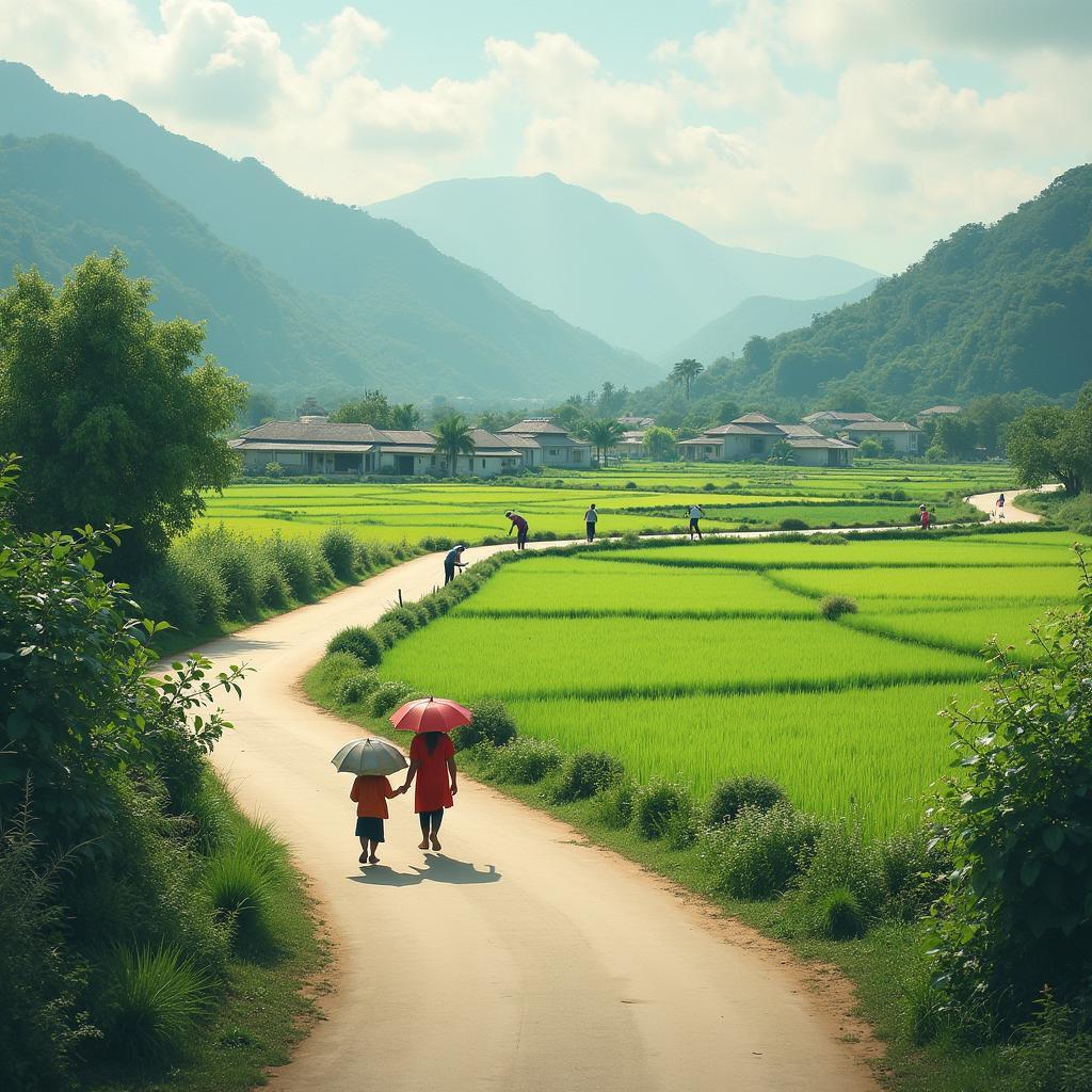 Nhịp sống nông thôn bình yên tại Xã Quế Sơn Trung Huyện Quế Sơn Đà Nẵng