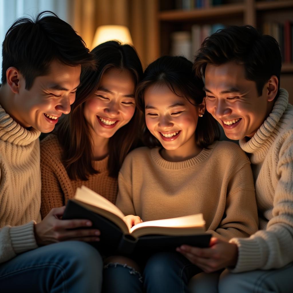 Nhóm bạn già cùng trang lứa vui vẻ hồi tưởng lại những kỷ niệm xưa, thể hiện sự kết nối sâu sắc qua năm tháng.