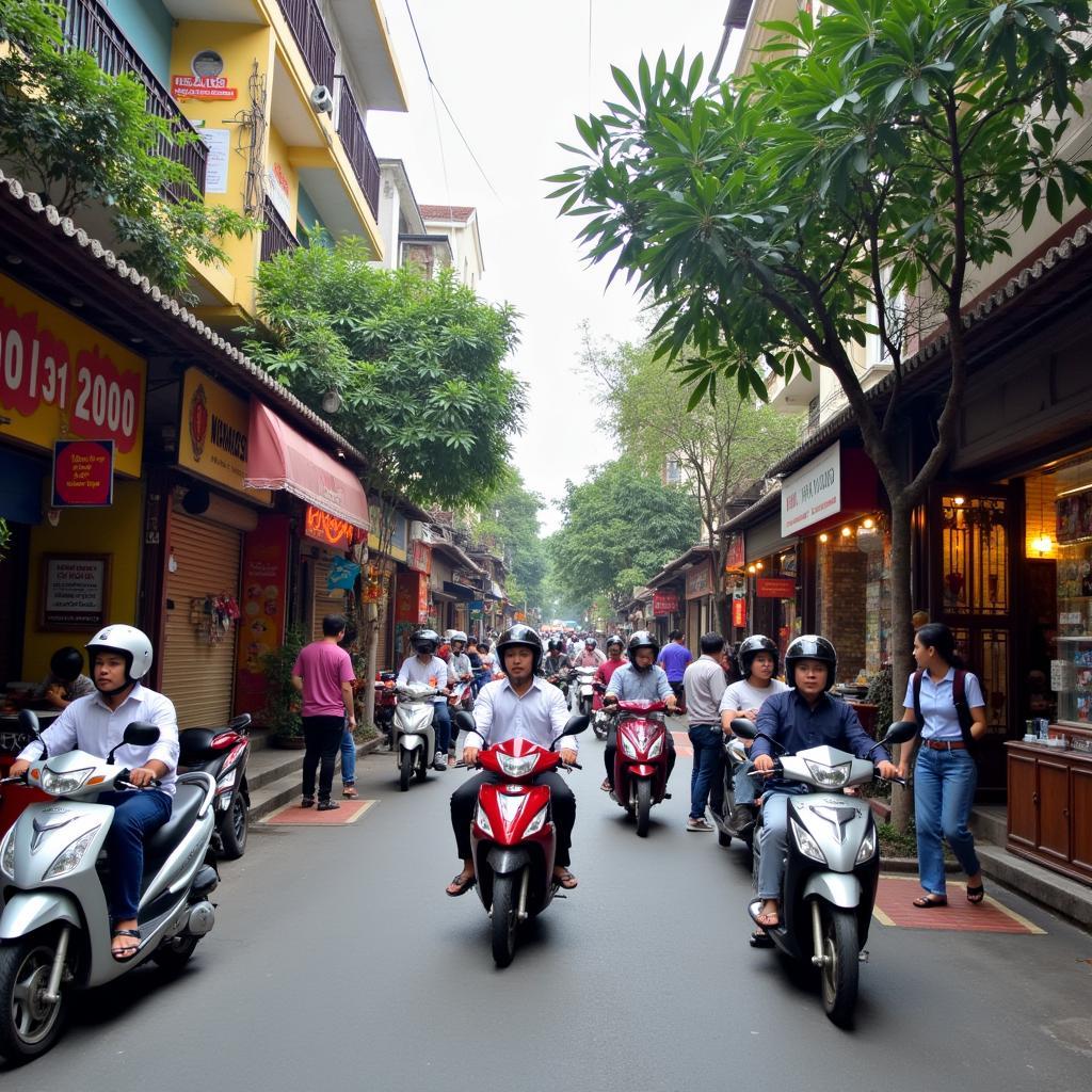 Phố phường sôi động tại Phường Đống Đa, Quận Đống Đa, Hà Nội