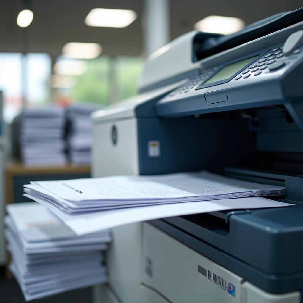 Hình ảnh minh họa dịch vụ photocopy nhanh chóng tại Photocopy Trắc Lan 65F Nguyễn Thái Học Quận 1