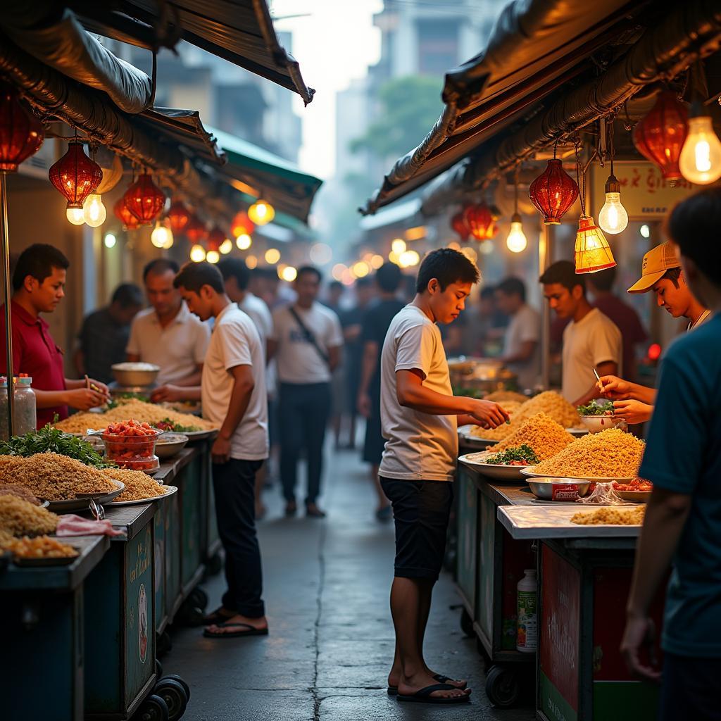 Hình ảnh ẩm thực đường phố phong phú, hấp dẫn tại Phường Phú Nhuận, Thành phố Hồ Chí Minh
