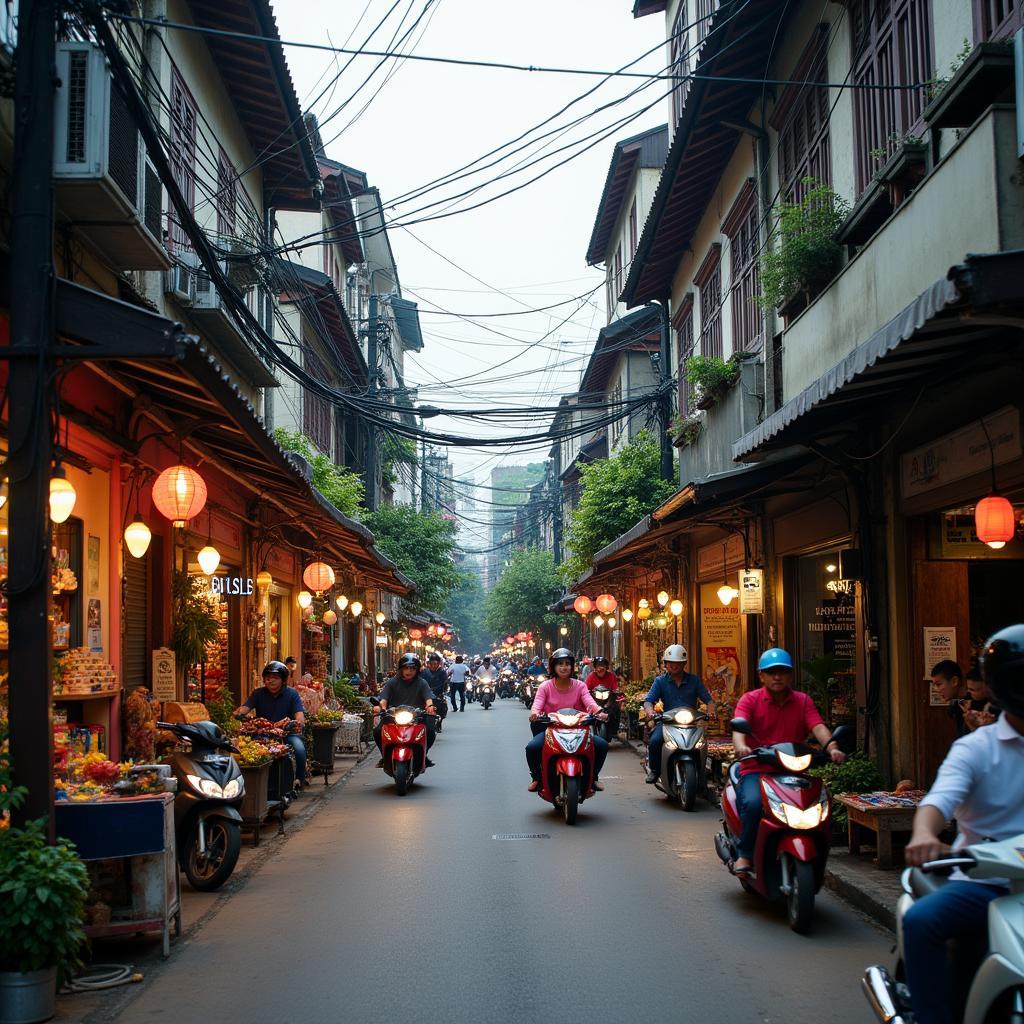 Quang cảnh Phường Phú Nhuận với sự kết hợp giữa đường lớn sầm uất và hẻm nhỏ bình yên