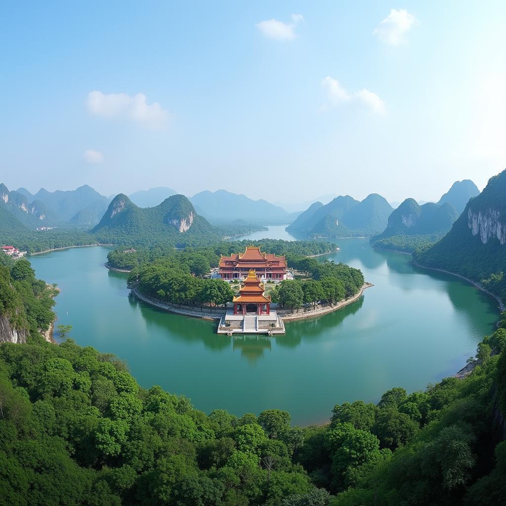 Toàn cảnh Phường Tam Chúc Tỉnh Hà Nam với khu du lịch tâm linh và thiên nhiên hùng vĩ