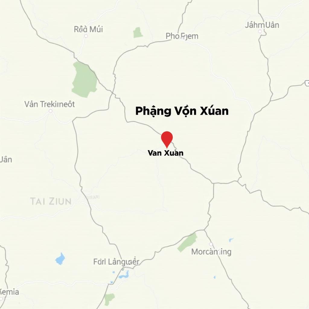 Bản đồ vị trí Phường Vạn Xuân, thành phố Phổ Yên, tỉnh Thái Nguyên