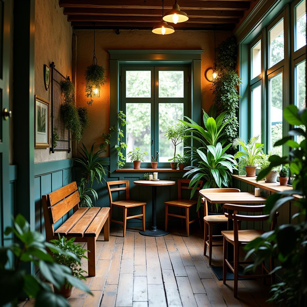 Một góc quán cà phê yên tĩnh và đầy thơ mộng ẩn mình trong con hẻm nhỏ tại phường Phú Nhuận