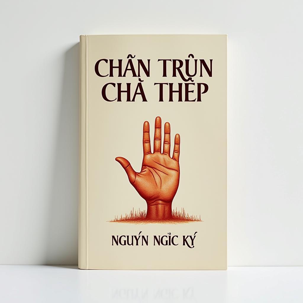 Bìa sách Chân Trần Chí Thép, tác phẩm tự truyện kinh điển của nhà giáo ưu tú Nguyễn Ngọc Ký
