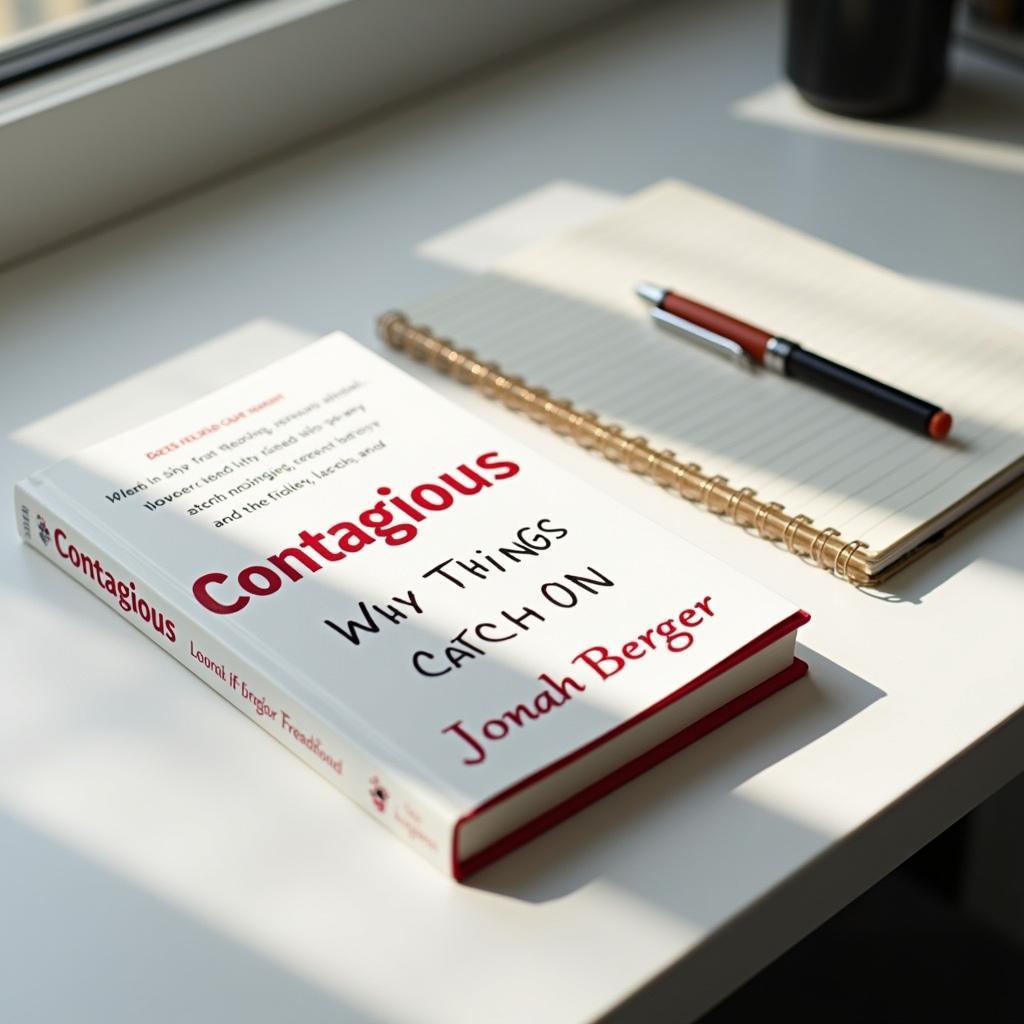 Cuốn sách Hiệu ứng lan truyền (Contagious) của Jonah Berger, một trong những cuốn sách digital marketing hay nhất về tâm lý học lan truyền
