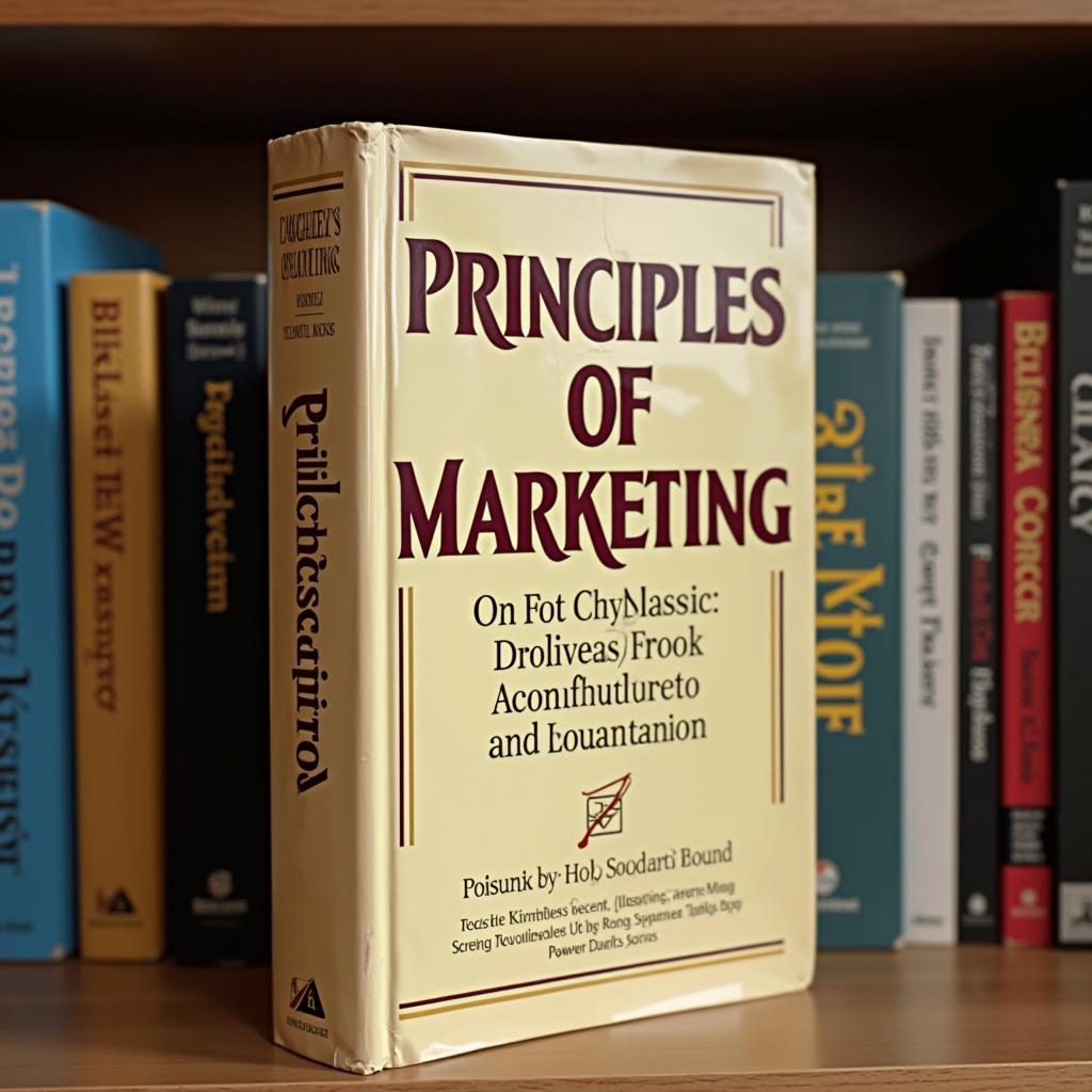 Cuốn sách kinh điển Những nguyên lý tiếp thị (Principles of Marketing) của Philip Kotler, nền tảng cho mọi chiến lược marketing hiệu quả