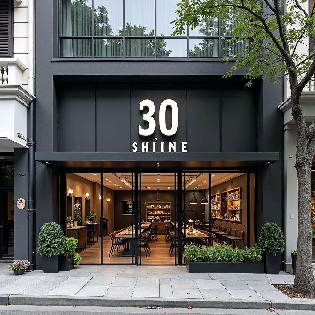 Hinh anh mat tien salon 30Shine Can Tho 205 Duong 30/4, quan Ninh Kieu