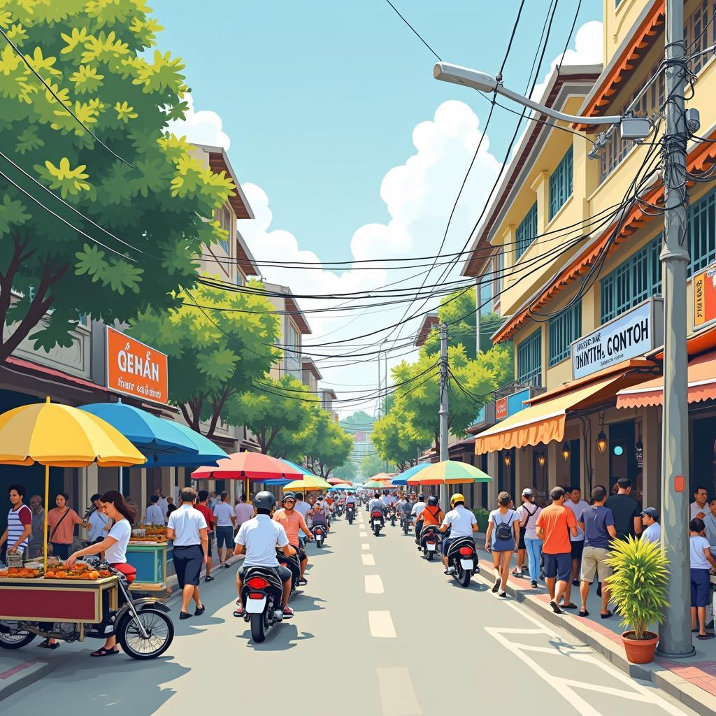 Sinh hoạt cộng đồng nhộn nhịp và cuộc sống đời thường tại Phường Tân Đông Hiệp, Dĩ An, Bình Dương