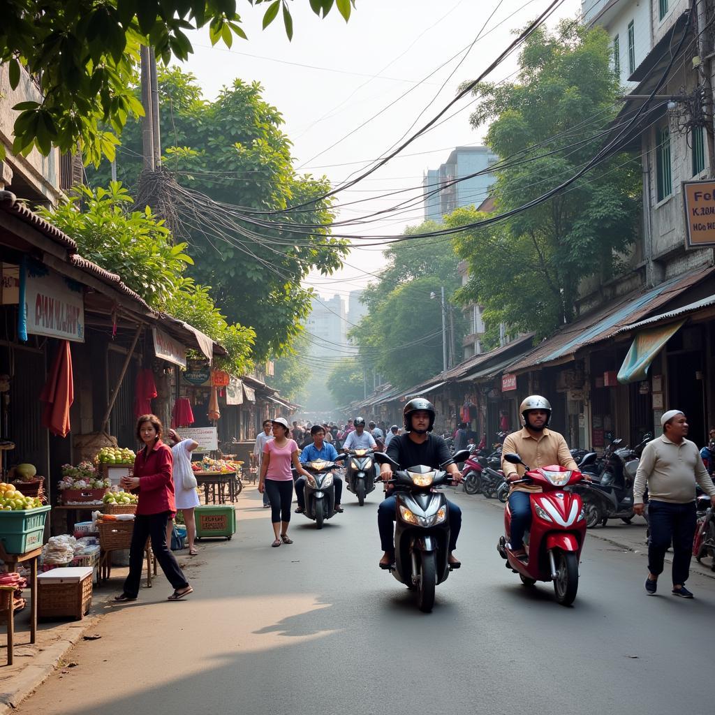 Hoạt động sinh hoạt thường ngày tại Phường Vĩnh Hội Quận 4 TP.HCM