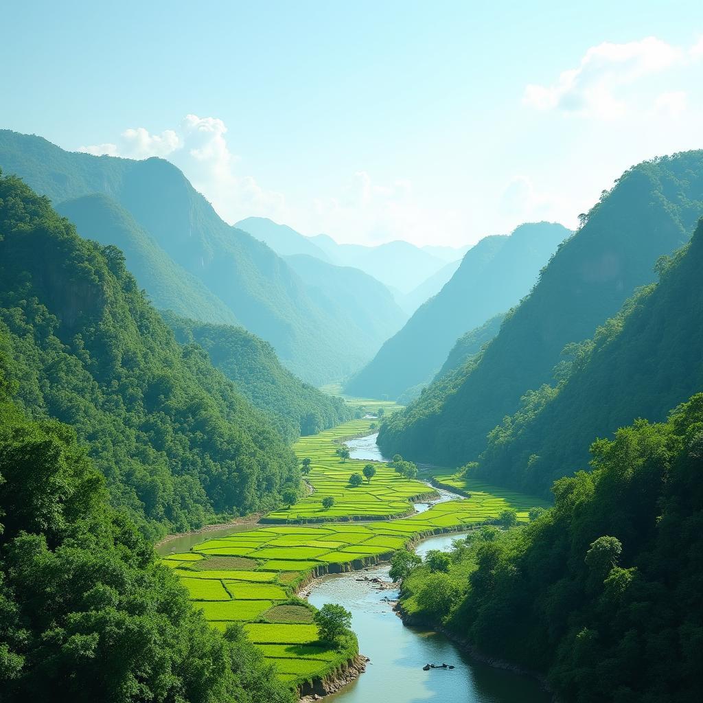 canh quan thien nhien nui rung suoi hoang so tai xa thanh tuong tuyen quang