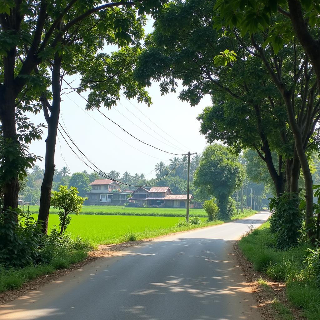 Hinh anh xay dung pha tron mien que yen binh thuong phuc thuong tin ha noi