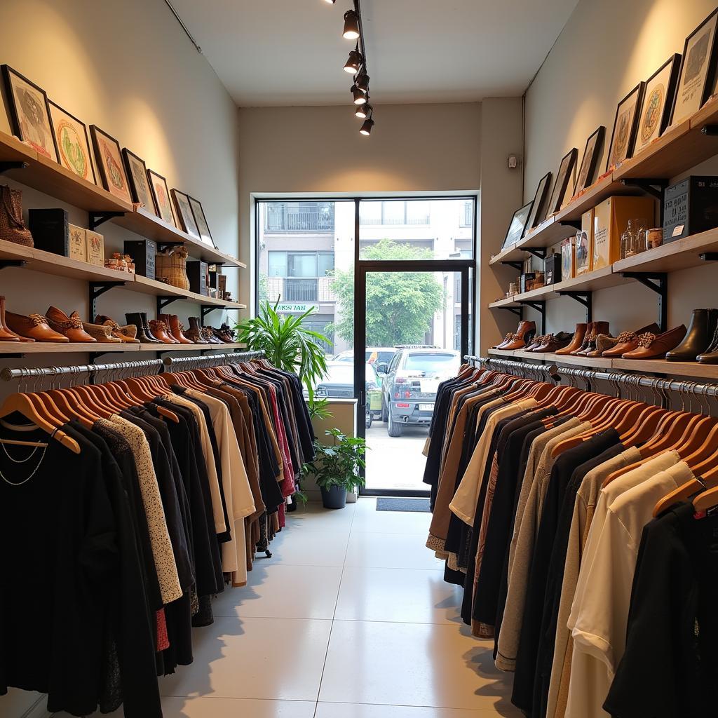 Mot goc khong gian Thuy Dung Shop tai Ngo 119 Dai Linh, Nam Tu Liem, Ha Noi bay ban san pham