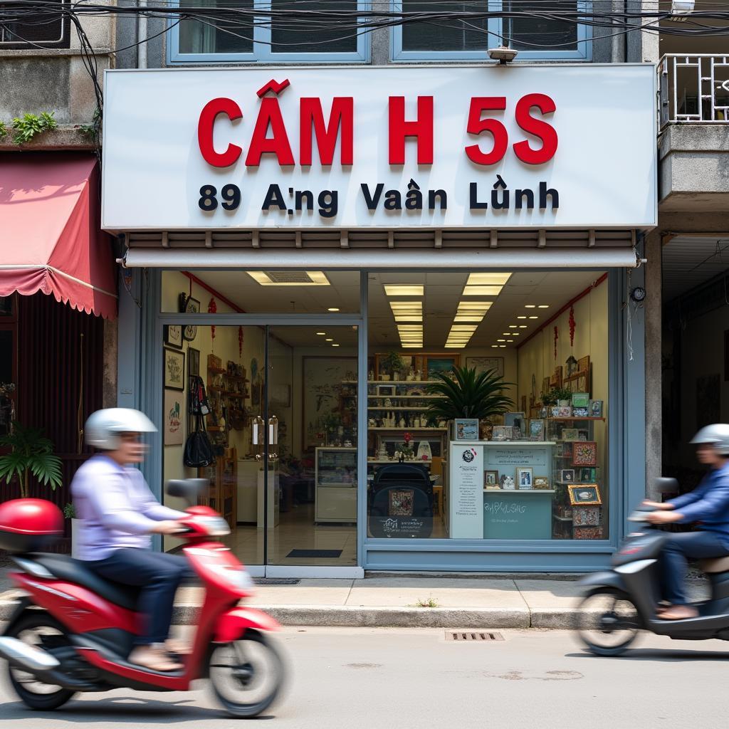 Mặt tiền tiệm Cầm đồ 5S tại 89 Đặng Văn Lãnh Phan Thiết Bình Thuận uy tín