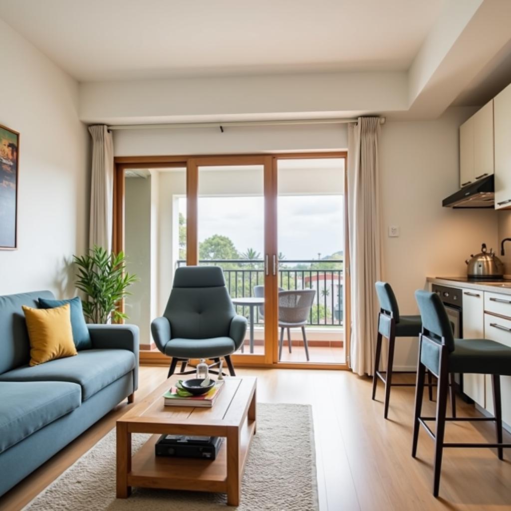 Nội thất căn hộ mẫu và tiện ích tại La Bonita Hotel Apartments