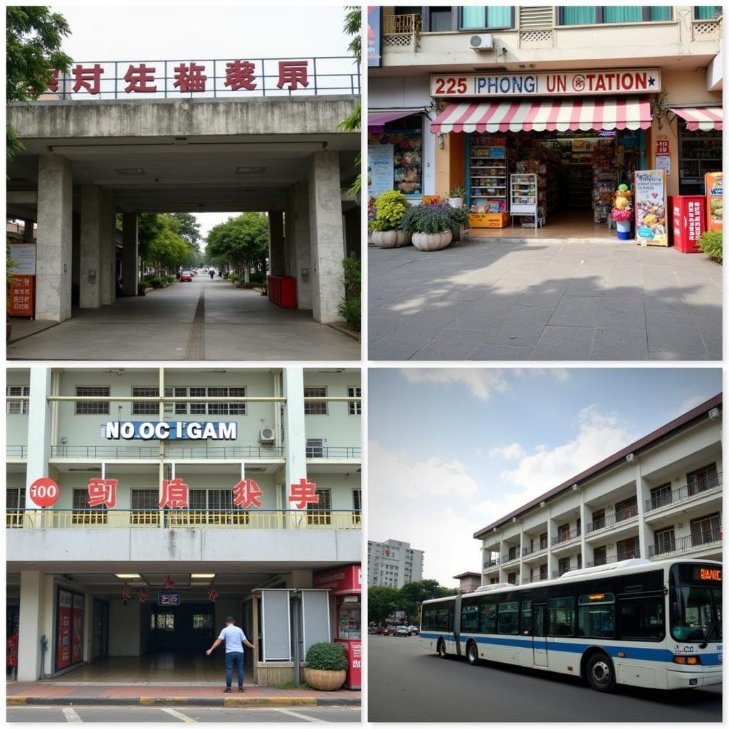 Các tiện ích nổi bật xung quanh 1295 Giải Phóng, Hoàng Mai, Hà Nội như bến xe, cửa hàng, bệnh viện.