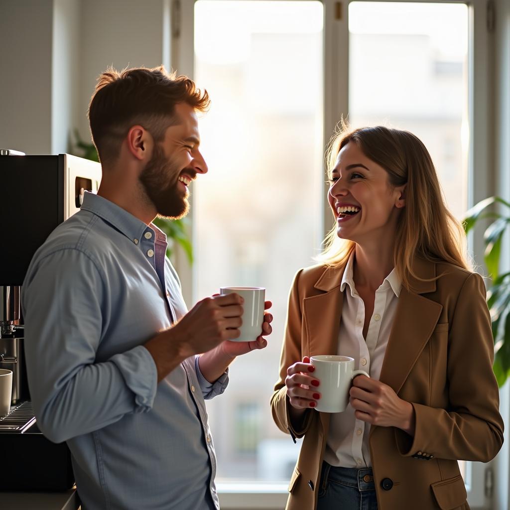 Tình bạn đồng nghiệp thân thiết giúp tạo ra nguồn năng lượng tích cực và xua tan căng thẳng trong công việc hàng ngày.