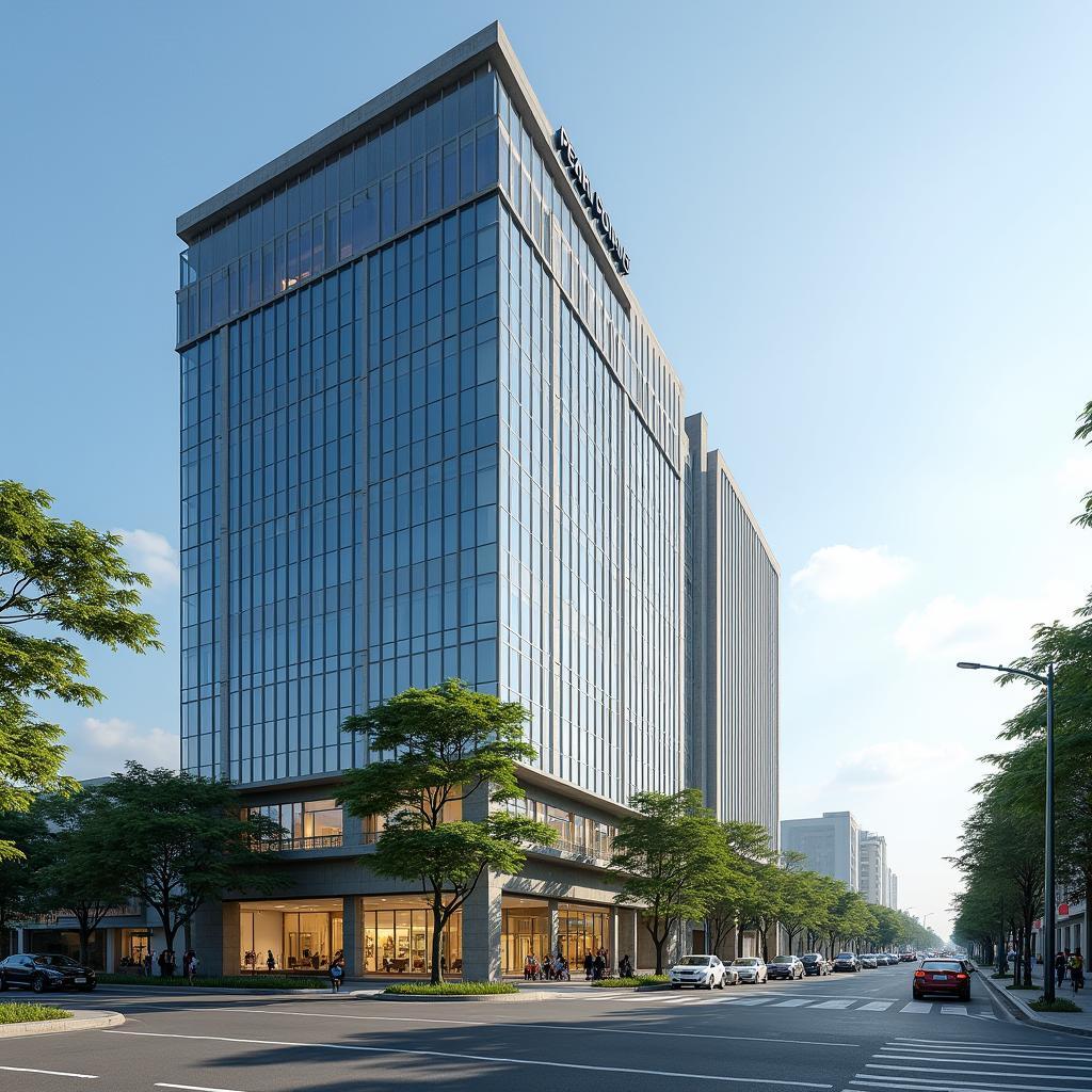 Tòa nhà Pearl Plaza Bình Thạnh, nơi đặt rạp CGV, nổi bật trên đường Điện Biên Phủ.