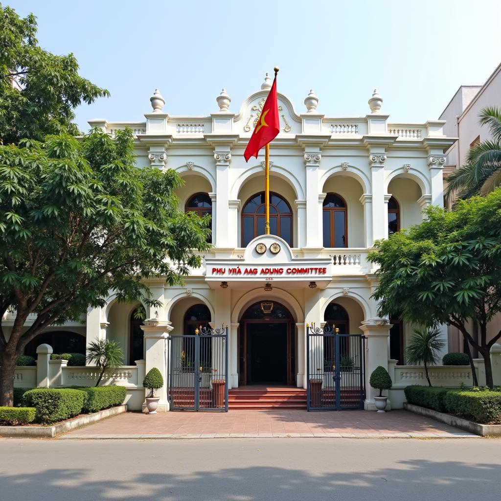 Hình ảnh tòa nhà Ủy ban Nhân dân Xã Phú Nghĩa Chương Mỹ Hà Nội