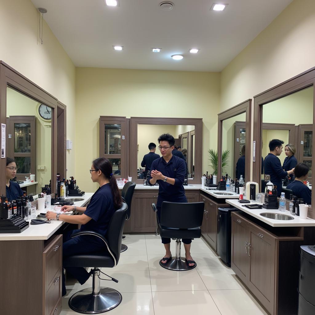 Trai nghiem dich vu lam toc chuyen nghiep tai Ken Tao Can Tho