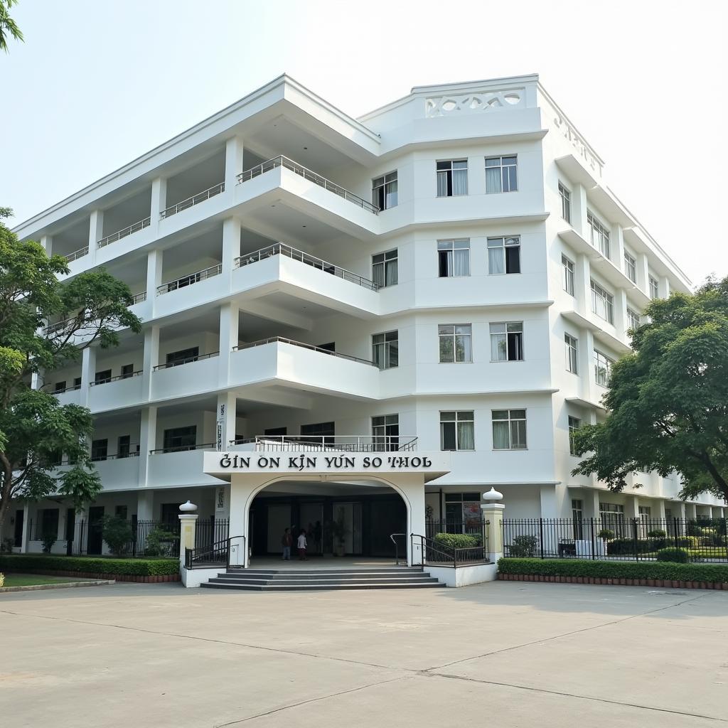 Hinh anh Truong Tieu hoc Xa Ung Thien Huyen Ung Hoa, mot co so giao duc khang trang o nong thon